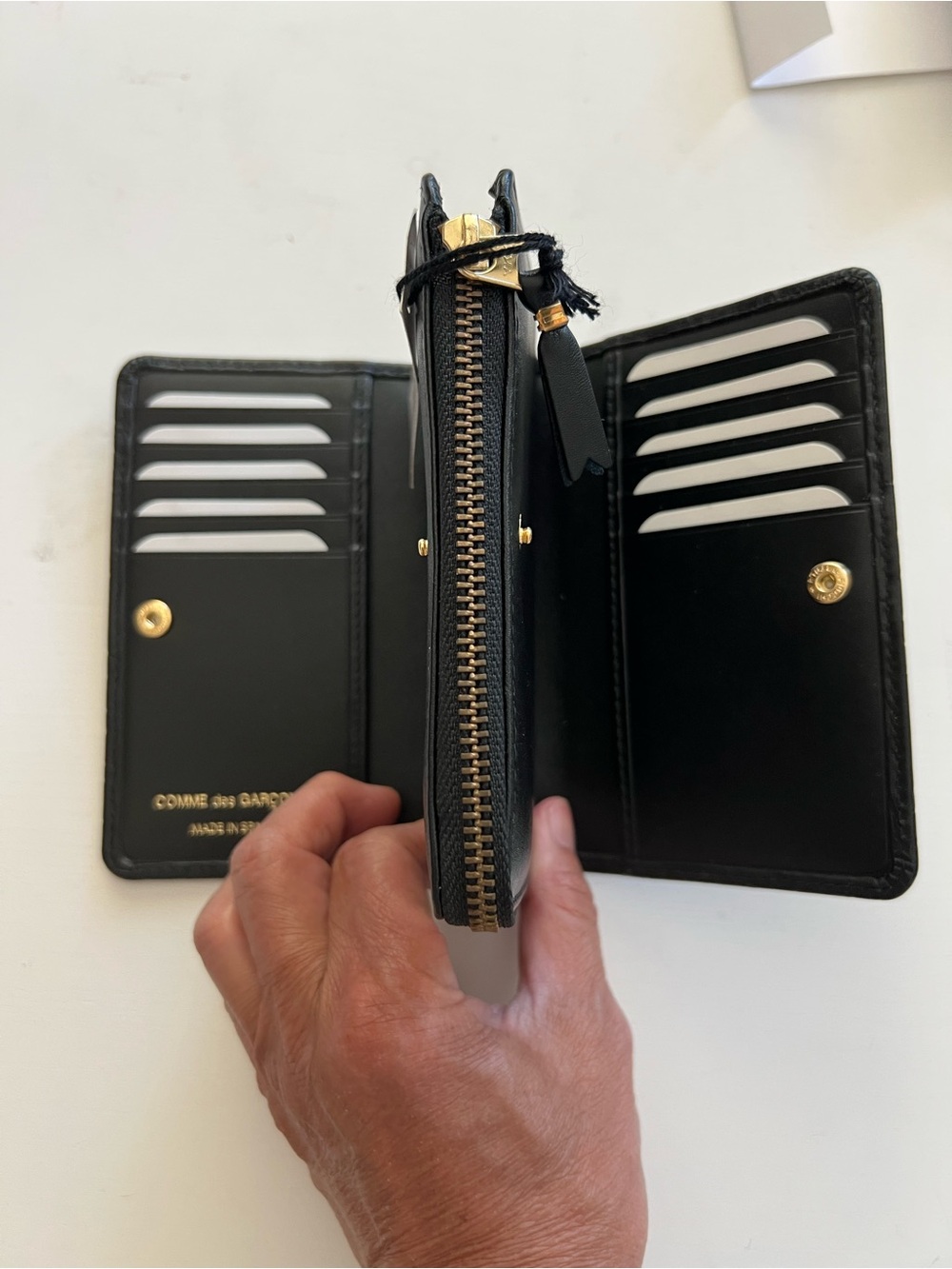 New Comme des Garçons Leather Wallet - Picture 6 of 10